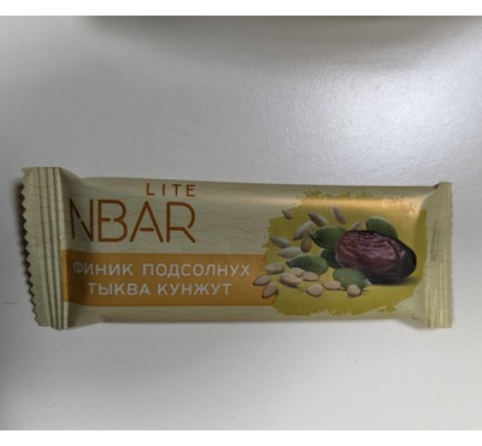 Батончик NBAR подсолнух тыква кунжут 30гр